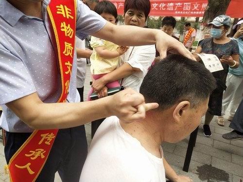 五絕指針療法亮相涿州非遺展現(xiàn)場為市民義診